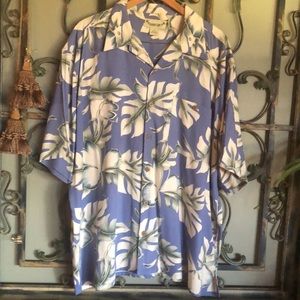 Hawaiian men’s Paradise Coves silk 3X shirt  $75